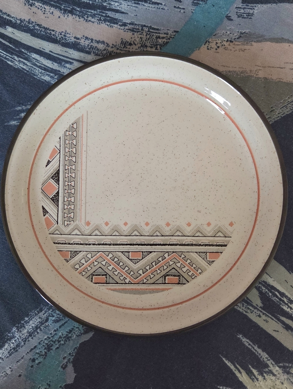 Vtg Arklow Honey Stone "Hopi" Plate